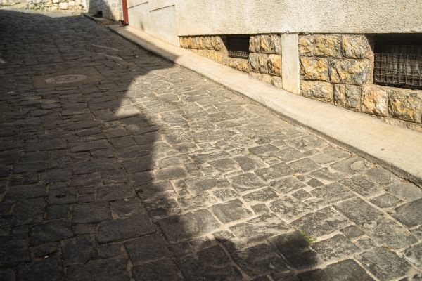 Stone Sidewalk Repair in Ann Arbor