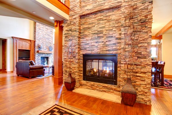 Stone Hearth Installation in Ann Arbor