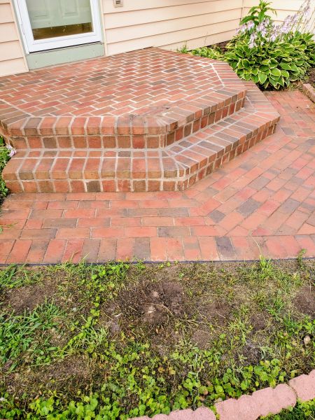 Brick Stoop Repair in Ann Arbor